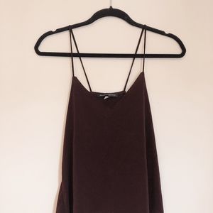 BRANDY MELVILLE Rihanna Tank in Maroon